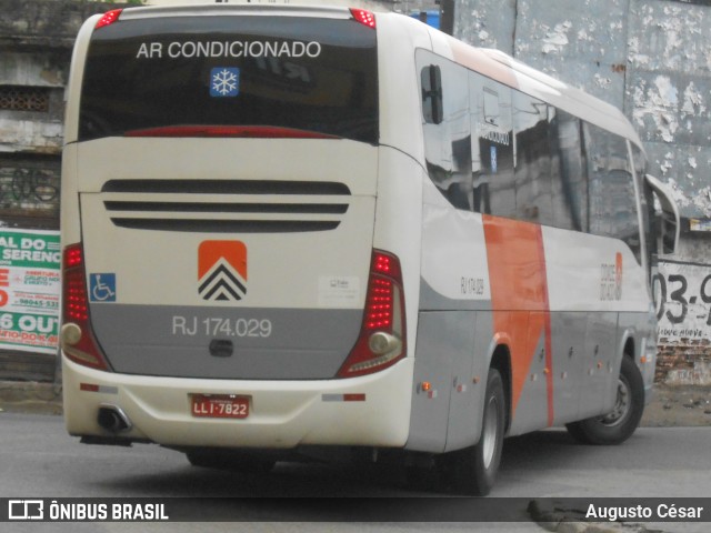 Viação Cidade do Aço RJ 174.029 na cidade de Nova Iguaçu, Rio de Janeiro, Brasil, por Augusto César. ID da foto: 10511749.