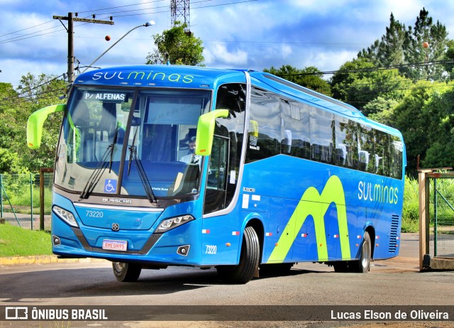 Viação Sul Minas 73220 na cidade de Alfenas, Minas Gerais, Brasil, por Lucas Elson de Oliveira. Número da foto: #10514502.