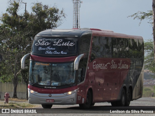 Expresso São Luiz 7820 na cidade de Caruaru, Pernambuco, Brasil, por Lenilson da Silva Pessoa. ID da foto: 10514469.