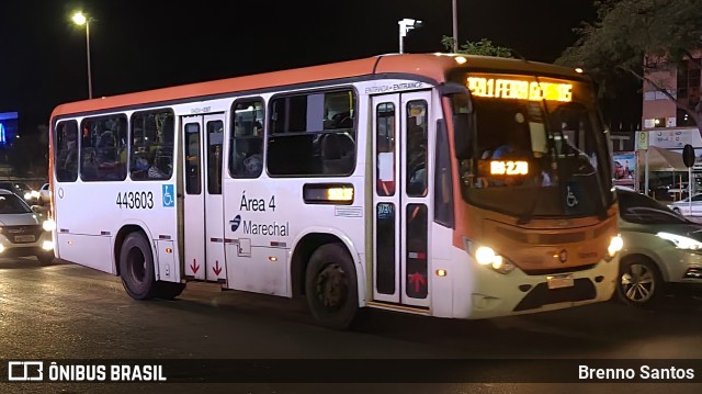 Auto Viação Marechal Brasília 443603 na cidade de Taguatinga, Distrito Federal, Brasil, por Brenno Santos. Número da foto: #10514214.