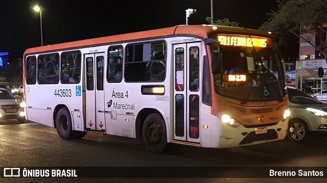 Auto Viação Marechal Brasília 443603 na cidade de Taguatinga, Distrito Federal, Brasil, por Brenno Santos. ID da foto: 10514214.