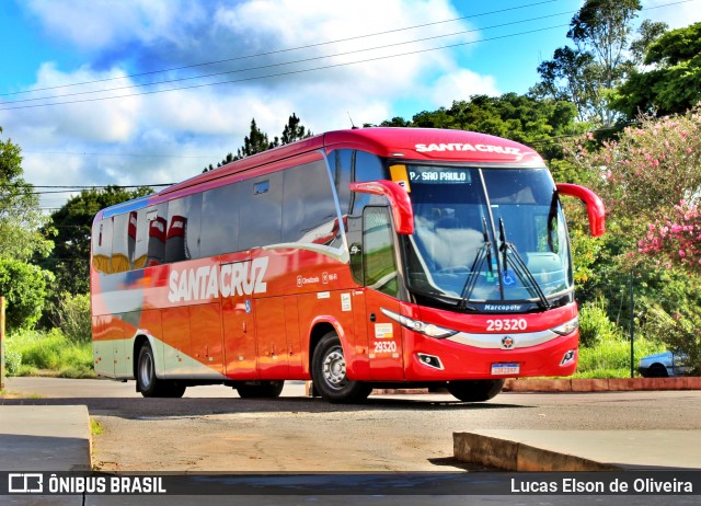 Viação Santa Cruz 29320 na cidade de Alfenas, Minas Gerais, Brasil, por Lucas Elson de Oliveira. Número da foto: #10514482.