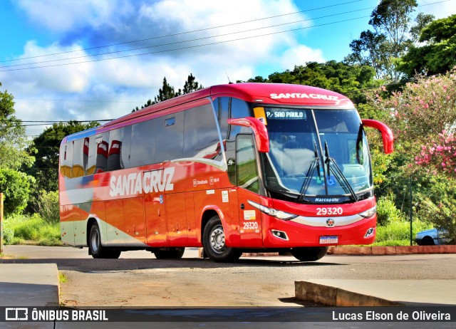 Viação Santa Cruz 29320 na cidade de Alfenas, Minas Gerais, Brasil, por Lucas Elson de Oliveira. ID da foto: 10514482.