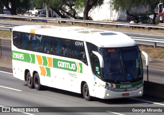 Empresa Gontijo de Transportes 21695 na cidade de São José dos Campos, São Paulo, Brasil, por George Miranda. ID da foto: 10515033.