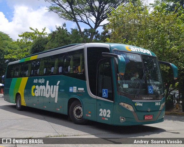 Auto Viação Cambuí 202 na cidade de São Paulo, São Paulo, Brasil, por Andrey  Soares Vassão. Número da foto: #10514165.