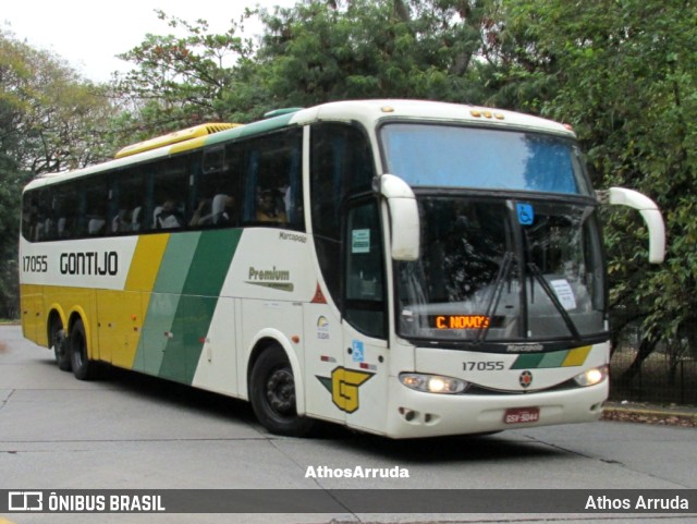 Empresa Gontijo de Transportes 17055 na cidade de São Paulo, São Paulo, Brasil, por Athos Arruda. ID da foto: 10515926.