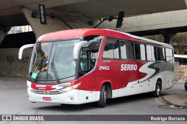 Viação Serro 24411 na cidade de Belo Horizonte, Minas Gerais, Brasil, por Rodrigo Barraza. Número da foto: #10514712.