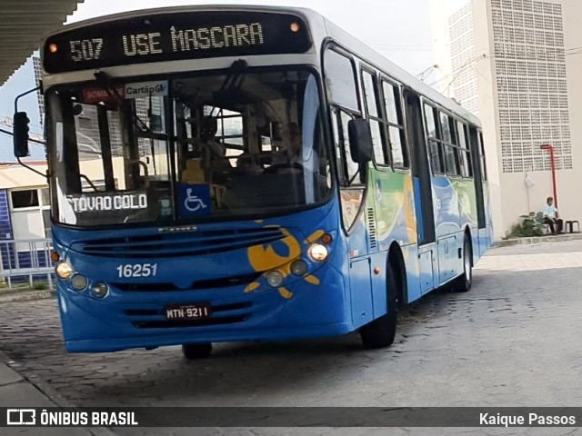 Expresso Santa Paula 16251 na cidade de Vila Velha, Espírito Santo, Brasil, por Kaique Passos. Número da foto: #10514200.