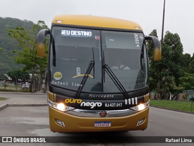 Ouro Negro Transportes e Turismo 3900 na cidade de Niterói, Rio de Janeiro, Brasil, por Rafael Lima. ID da foto: 10514796.