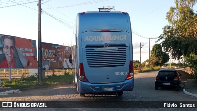 Viação Águia Branca 50400 na cidade de Cruz das Almas, Bahia, Brasil, por Flávio  Santos. ID da foto: 10514163.