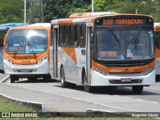 Viação São José A01042 na cidade de Nova Iguaçu, Rio de Janeiro, Brasil, por Augusto César. Número da foto: #10516780.