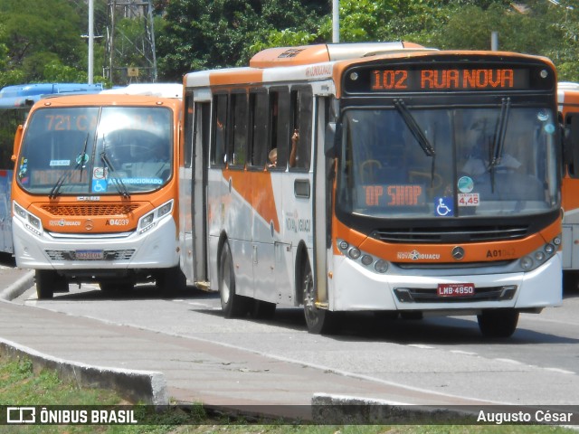 Viação São José A01042 na cidade de Nova Iguaçu, Rio de Janeiro, Brasil, por Augusto César. ID da foto: 10516780.