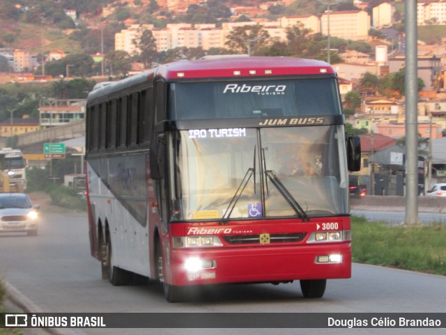 Ribeiro Turismo 3000 na cidade de Belo Horizonte, Minas Gerais, Brasil, por Douglas Célio Brandao. Número da foto: #10517477.