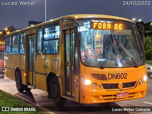 Cristo Rei > CCD Transporte Coletivo > SPE Via Mobilidade S/A DN602 na cidade de Curitiba, Paraná, Brasil, por Lucas Weber Calizario. Número da foto: #10516802.