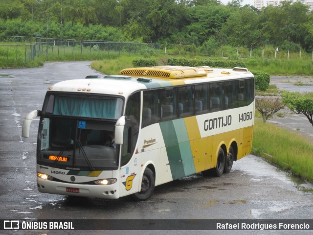 Empresa Gontijo de Transportes 14060 na cidade de Aracaju, Sergipe, Brasil, por Rafael Rodrigues Forencio. ID da foto: 10517744.