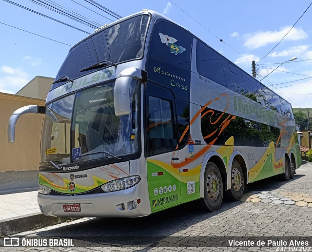 Impulso Turismo e Transportes 1200 na cidade de Cachoeira Paulista, São Paulo, Brasil, por Vicente de Paulo Alves. ID da foto: 10516592.