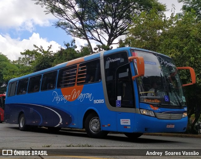 Empresa de Ônibus Pássaro Marron 5085 na cidade de São Paulo, São Paulo, Brasil, por Andrey  Soares Vassão. Número da foto: #10516681.