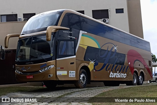 Poloni Turismo 3500 na cidade de Cachoeira Paulista, São Paulo, Brasil, por Vicente de Paulo Alves. Número da foto: #10518351.
