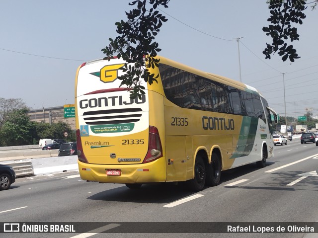 Empresa Gontijo de Transportes 21335 na cidade de São Paulo, São Paulo, Brasil, por Rafael Lopes de Oliveira. ID da foto: 10516643.