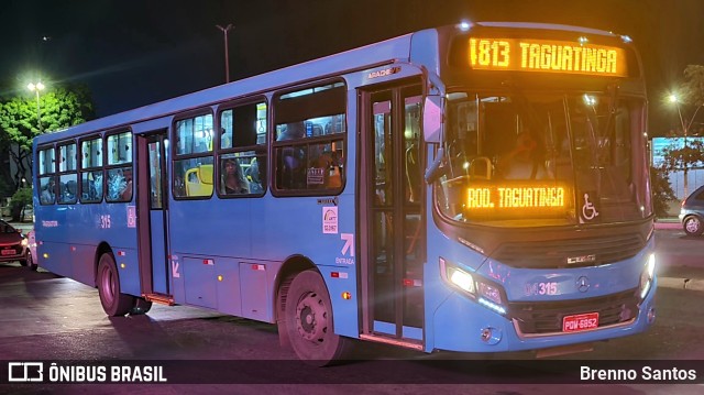Taguatur - Taguatinga Transporte e Turismo 04315 na cidade de Taguatinga, Distrito Federal, Brasil, por Brenno Santos. Número da foto: #10516332.