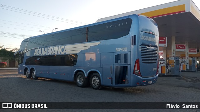 Viação Águia Branca 50400 na cidade de Cruz das Almas, Bahia, Brasil, por Flávio  Santos. Número da foto: #10516942.