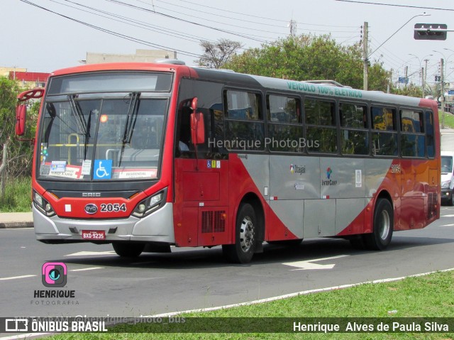 Itajaí Transportes Coletivos 2054 na cidade de Campinas, São Paulo, Brasil, por Henrique Alves de Paula Silva. Número da foto: #10518256.