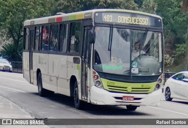 Viação VG B31114 na cidade de Rio de Janeiro, Rio de Janeiro, Brasil, por Rafael Santos. Número da foto: #10517058.