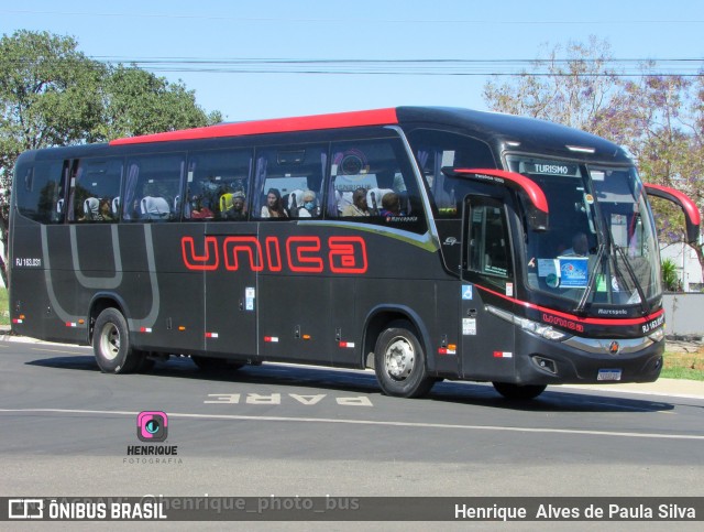 Transportes Única Petrópolis RJ 163.031 na cidade de Holambra, São Paulo, Brasil, por Henrique Alves de Paula Silva. Número da foto: #10518196.
