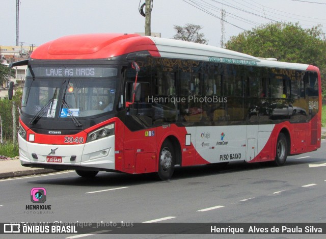 Itajaí Transportes Coletivos 2040 na cidade de Campinas, São Paulo, Brasil, por Henrique Alves de Paula Silva. ID da foto: 10518253.