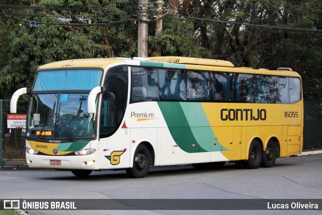 Empresa Gontijo de Transportes 16055 na cidade de São Paulo, São Paulo, Brasil, por Lucas Oliveira. ID da foto: 10521512.