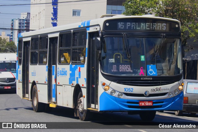 Radial Transporte Coletivo 1052 na cidade de Suzano, São Paulo, Brasil, por César Alexandre. ID da foto: 10520031.