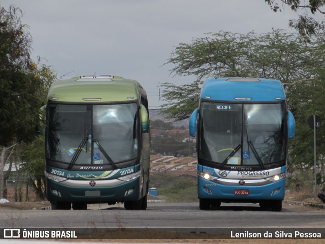 Auto Viação Progresso 6105 na cidade de Caruaru, Pernambuco, Brasil, por Lenilson da Silva Pessoa. Número da foto: #10520529.