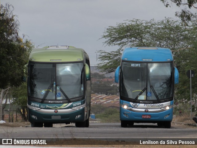 Auto Viação Progresso 6105 na cidade de Caruaru, Pernambuco, Brasil, por Lenilson da Silva Pessoa. ID da foto: 10520529.