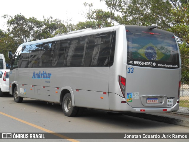 Andritur Transportes e Turismo 33 na cidade de Blumenau, Santa Catarina, Brasil, por Jonatan Eduardo Jurk Ramos. Número da foto: #10519722.