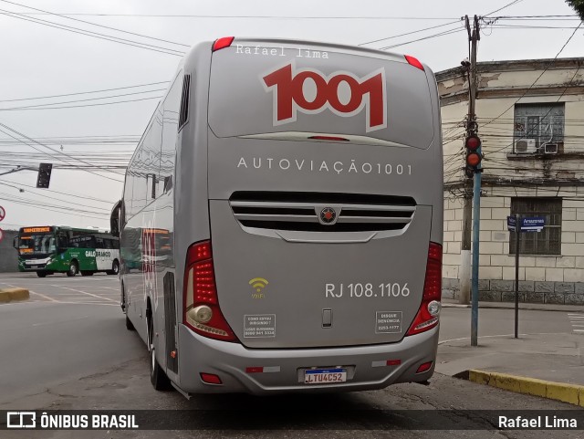 Auto Viação 1001 RJ 108.1106 na cidade de Niterói, Rio de Janeiro, Brasil, por Rafael Lima. ID da foto: 10521668.