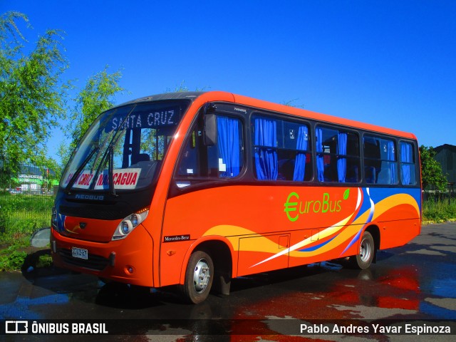 EuroBus 67 na cidade de Santa Cruz, Colchagua, Libertador General Bernardo O'Higgins, Chile, por Pablo Andres Yavar Espinoza. Número da foto: #10522013.
