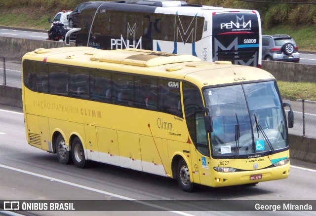 Viação Itapemirim 8827 na cidade de São José dos Campos, São Paulo, Brasil, por George Miranda. ID da foto: 10520970.