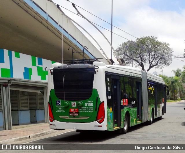 Next Mobilidade - ABC Sistema de Transporte 8168 na cidade de Santo André, São Paulo, Brasil, por Diego Cardoso da Silva. ID da foto: 10519766.