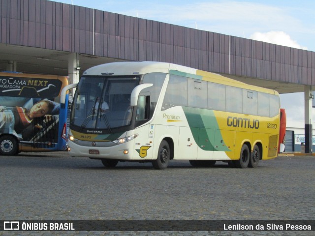 Empresa Gontijo de Transportes 18320 na cidade de Caruaru, Pernambuco, Brasil, por Lenilson da Silva Pessoa. ID da foto: 10520738.