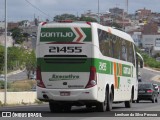 Empresa Gontijo de Transportes 21455 na cidade de Caruaru, Pernambuco, Brasil, por Lenilson da Silva Pessoa. ID da foto: :id.