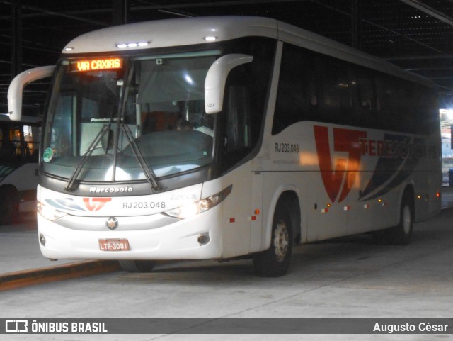 Viação Teresópolis RJ 203.048 na cidade de Nova Iguaçu, Rio de Janeiro, Brasil, por Augusto César. Número da foto: #10524705.