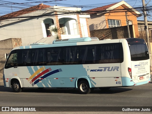 Microtur Transportadora Turística 410 na cidade de Votorantim, São Paulo, Brasil, por Guilherme Justo. ID da foto: 10525097.