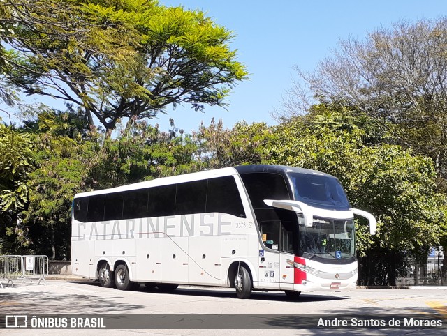 Auto Viação Catarinense 3373 na cidade de São Paulo, São Paulo, Brasil, por Andre Santos de Moraes. ID da foto: 10524347.