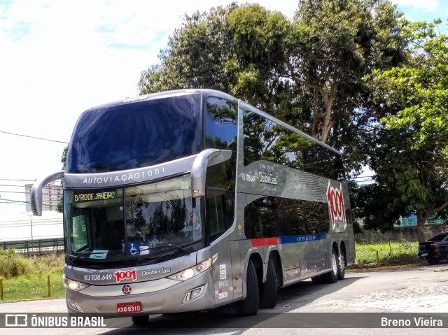 Auto Viação 1001 RJ 108.649 na cidade de Campos dos Goytacazes, Rio de Janeiro, Brasil, por Breno Vieira. ID da foto: 10522975.