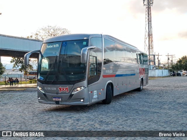 Auto Viação 1001 RJ 108.1228 na cidade de Campos dos Goytacazes, Rio de Janeiro, Brasil, por Breno Vieira. Número da foto: #10523275.