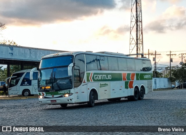 Empresa Gontijo de Transportes 14895 na cidade de Campos dos Goytacazes, Rio de Janeiro, Brasil, por Breno Vieira. ID da foto: 10523231.