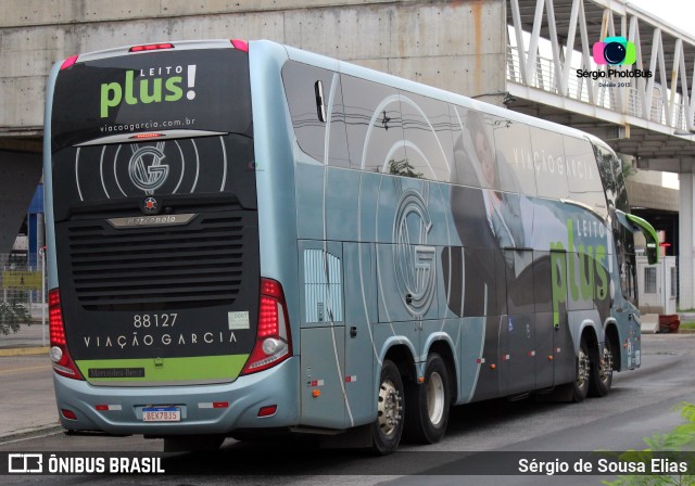 Viação Garcia 88127 na cidade de Campinas, São Paulo, Brasil, por Sérgio de Sousa Elias. ID da foto: 10524791.