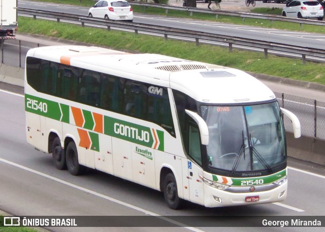 Empresa Gontijo de Transportes 21540 na cidade de São José dos Campos, São Paulo, Brasil, por George Miranda. ID da foto: 10524085.