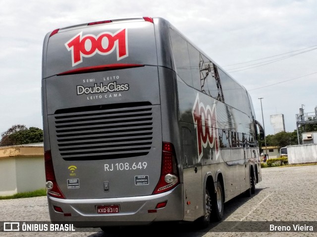 Auto Viação 1001 RJ 108.649 na cidade de Campos dos Goytacazes, Rio de Janeiro, Brasil, por Breno Vieira. ID da foto: 10522980.