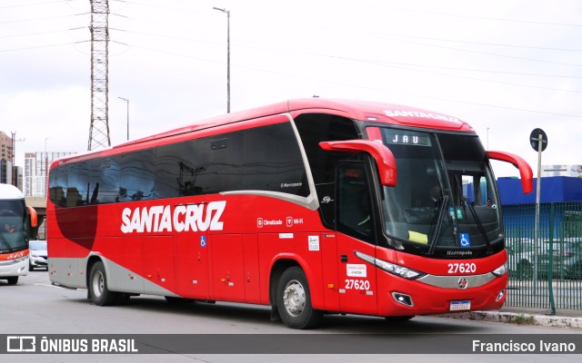 Viação Santa Cruz 27620 na cidade de São Paulo, São Paulo, Brasil, por Francisco Ivano. Número da foto: #10522433.
